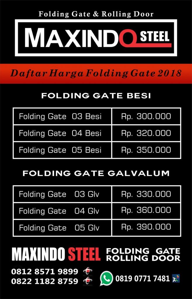 Folding Gate Batu Ampar Jakarta Timur