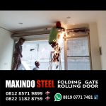rolling door one sheet pondok bambu jakarta timur