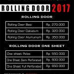 daftar harga rolling door