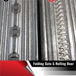 SLAT FOLDING GATE GALVALUM