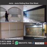 jenis jenis rolling door one sheet