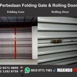 perbedaan folding gate dan rolling door