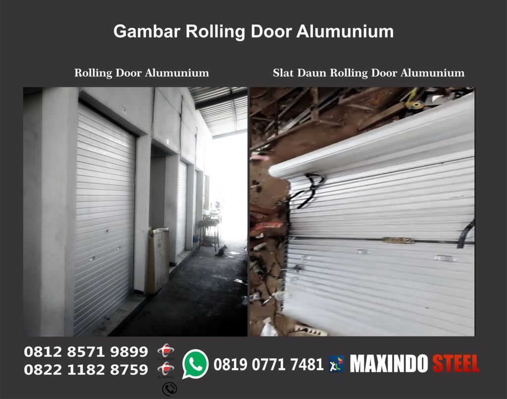 rolling door alumunium