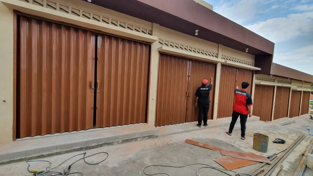 folding gate maxindo steel